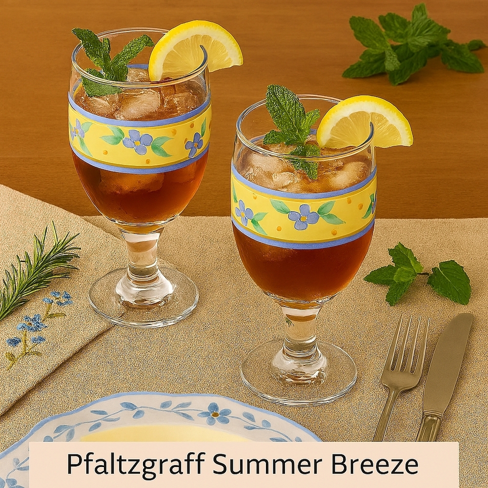 VTG Pfaltzgraff Summer Breeze 15oz Iced Tea Glasses – Set of 2